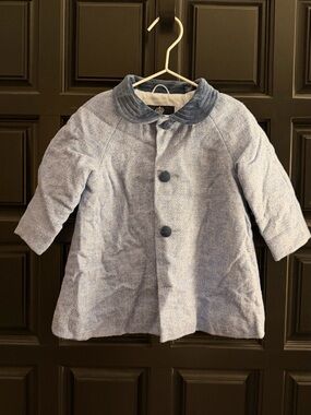 Infant 12-18m Trotters Heritage blue coat